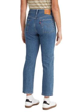 Jeans Levis 501 Crop Jazz Blau Damen