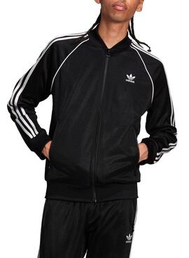 Jacke Trainingsanzug Adidas Classics SST Schwarz Herren