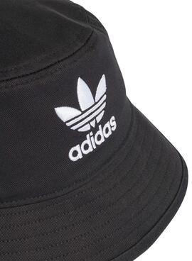 Hut Adidas Bucket Logo Schwarz für Junge und Mädchen