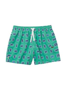 Badehose Lacoste MH2901 Blau Estampado für Herren