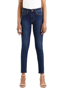 Jeans Levis 721 High Rise Skinny Azul