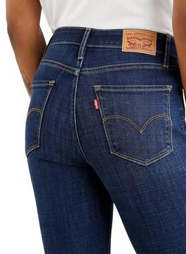 Jeans Levis 721 High Rise Skinny Azul