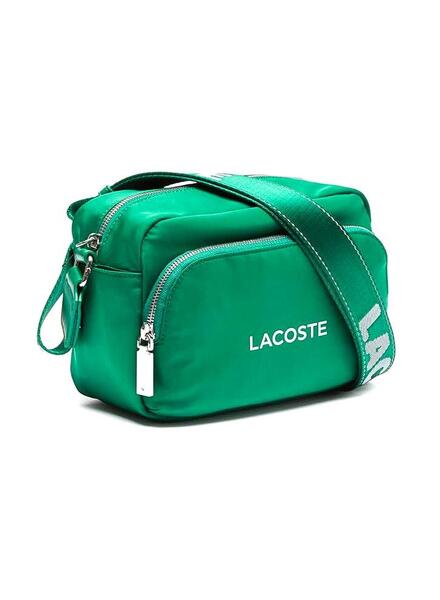 Lacoste duffle bag green sales