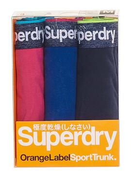 Pack Unterhose Superdry Orange Label Multi