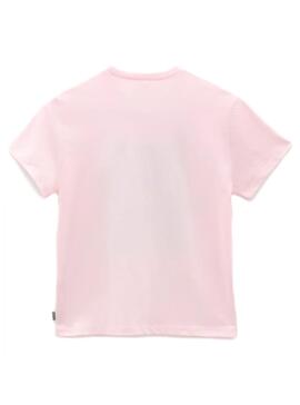 T-Shirt Vans Jewell Leopard Rosa für Mädchen