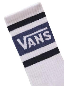 Socken Vans Drop V Crew Weisss für Kinder