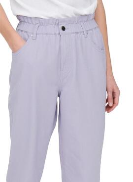 Hose Only Eigelb Darsy Lila für Damen