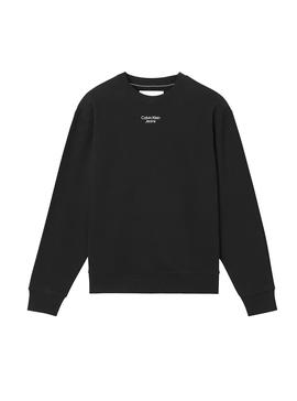 Sweatshirt Calvin Klein Stacked Logo Schwarz Damen