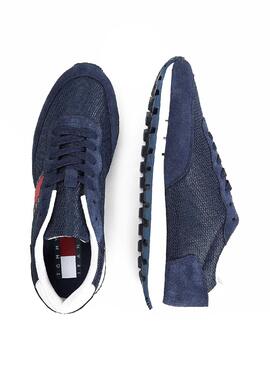 Sneaker Tommy Jeans Mix Runner Marineblau Herren