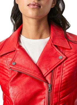 Jacke Pepe Jeans Fania Rot für Damen