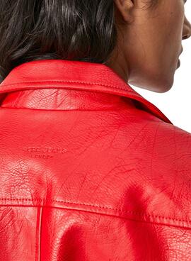 Jacke Pepe Jeans Fania Rot für Damen