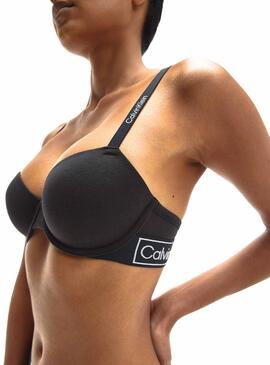 BH Calvin Klein Lightly Lined Balcon Schwarz