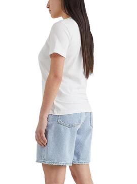 T-Shirt Tommy Jeans Soft Weiss für Damen