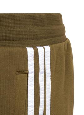 Hose Trainingsanzug Adidas Trefoil Grün für Junior