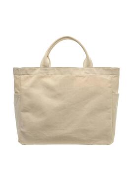 Handtasche Calvin Klein Logo Shopper Beige für Mädchen