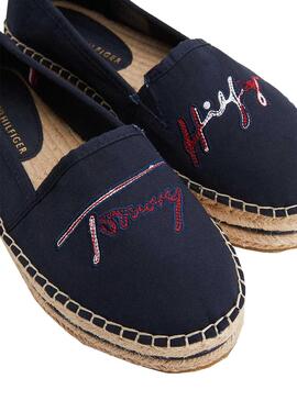 Espadrilles Tommy Hilfiger Signature Marineblau Damen