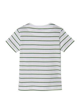 T-Shirt Mayoral Streifen Weiss für Junge