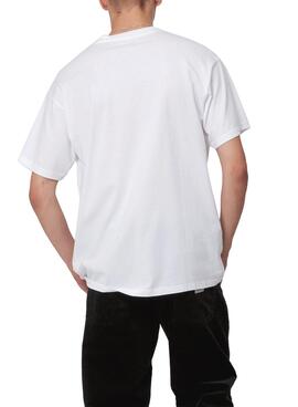 T-Shirt Carhartt Script Weiss für Herren