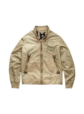 Jacke G-Star Harrington Beige für Herren