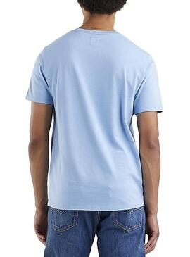 T-Shirt Levis Edelstahl Original Blau für Herren