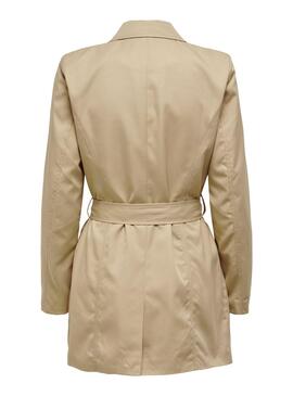 Gabardina Only Valerie Beige für Damen