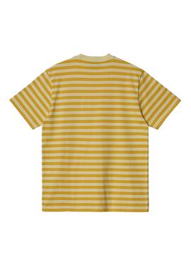 T-Shirt Carhartt Scotty Pocket Amarilla Herren