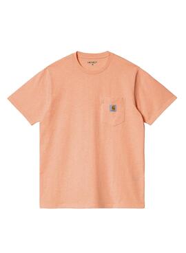 T-Shirt Carhartt Pocket Koralle für Herren