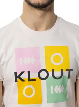 T-Shirt Klout Puzzle Beige