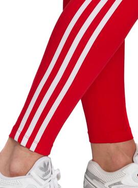 Leggings Adidas Classics 3 Stripes Rots für Damen