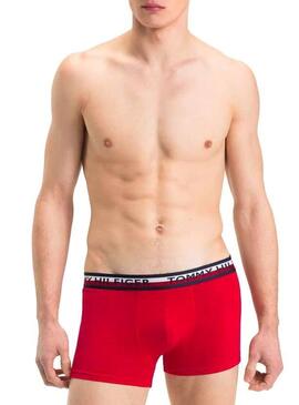 Pack Tommy Hilfiger Trunk Rot Herren