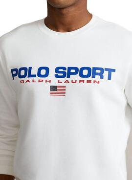 Sweatshirt Polo Ralph Lauren Sport Weiss Herren
