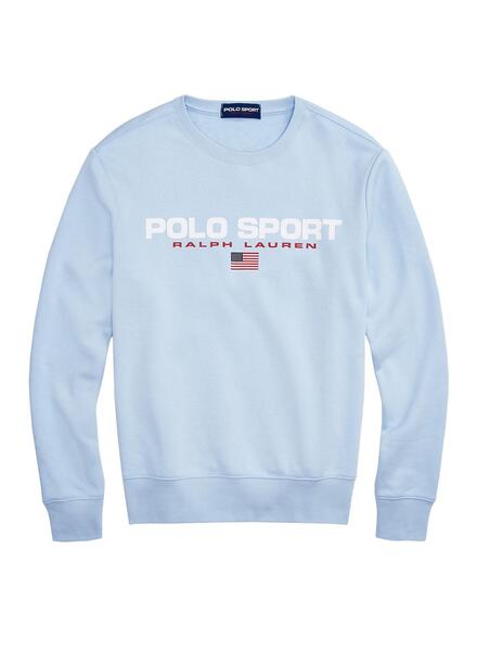 Training und Fitnesskleidung Sweatshirts Polo Ralph Lauren Baumwolle Sweatshirt Aus Baumwolle in Blau für Herren Herren Bekleidung Sport- 
