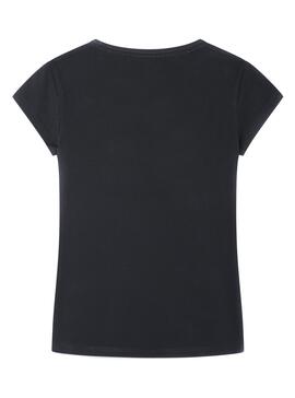 T-Shirt Pepe Jeans Harriet Schwarz für Mädchen