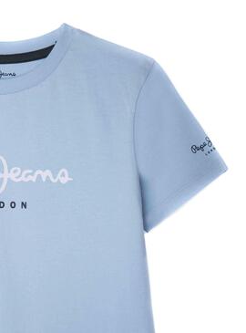 T-Shirt Pepe Jeans New Art Blau für Junge