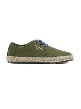 Espadrilles Pepe Jeans Tourist Camping Grün Junge