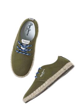 Espadrilles Pepe Jeans Tourist Camping Grün Junge