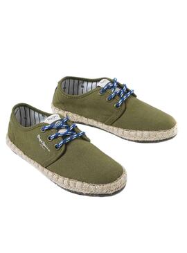 Espadrilles Pepe Jeans Tourist Camping Grün Junge