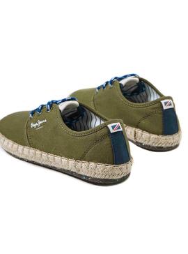 Espadrilles Pepe Jeans Tourist Camping Grün Junge