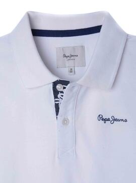 Polo Pepe Jeans Thor Jr. Weiss für Junge