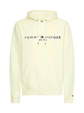 Sweatshirt Tommy Hilfiger Logo Gelbe für Herren