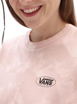 T-Shirt Vans Reflectionz Tie Dye Rosa für Damen