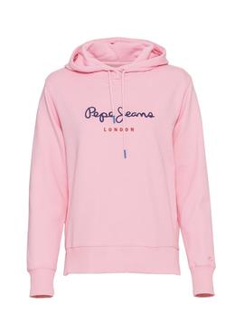 Sweatshirt Pepe Jeans Calista Hoodie Pinke für Damen