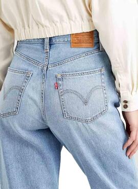 Jeans Levis High Loose Taper Blau Damen