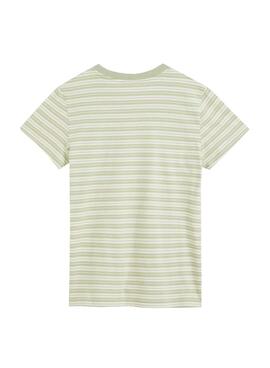 T-Shirt Levis Perfect Streifen Grün für Damen