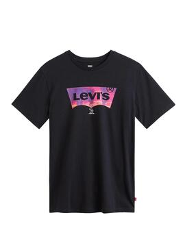 T-Shirt Levis Graphic BW Palm Schwarz für Herren
