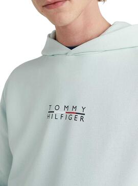 Sweatshirt Tommy Hilfiger Square Logo Grün Herren