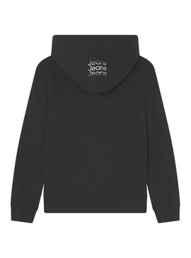 Sweatshirt Calvin Klein Inst Cut Off Logo Schwarz Junge