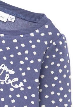 Sweatshirt Name It Berrita Fantastic Blau für Mädchen