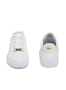 Sneaker Lacoste Powercourt 2.0 Weisss Damen