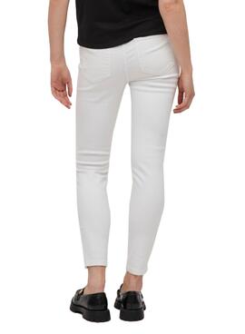 Hose Vila Skinnie It Weiss für Damen